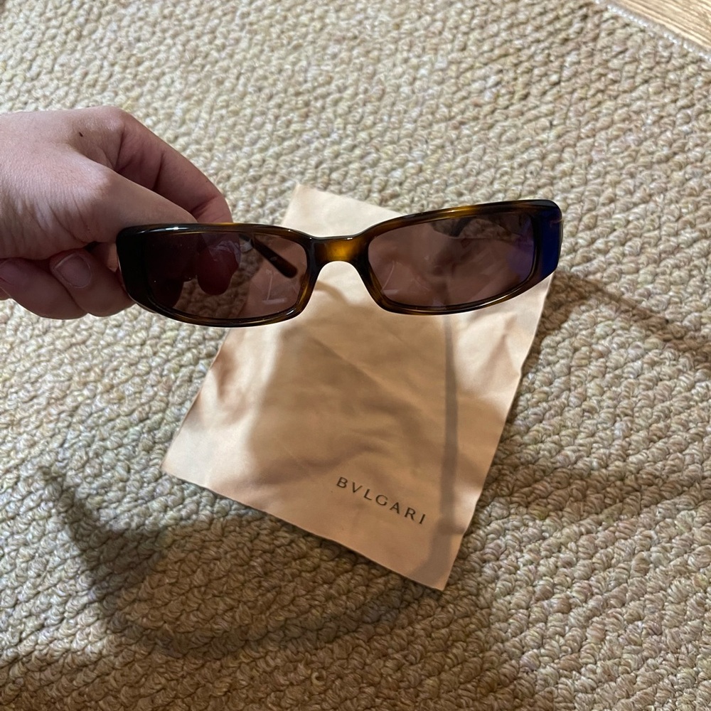 Bulgari Tortoise Shell Sunglasses